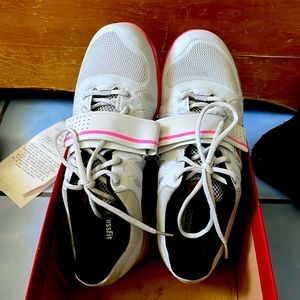 Reebok Women's Crossfit Velcro Strap White Lifters